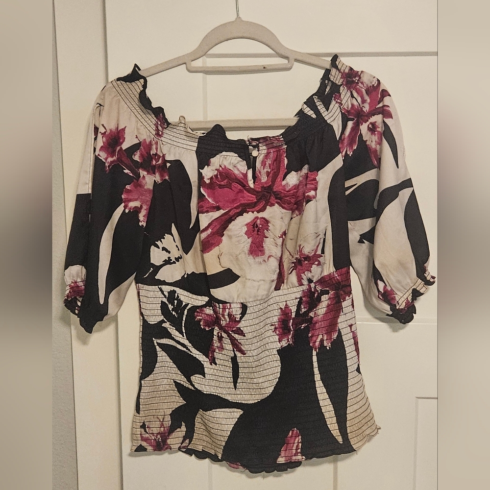 Floral Off-Shoulder Top